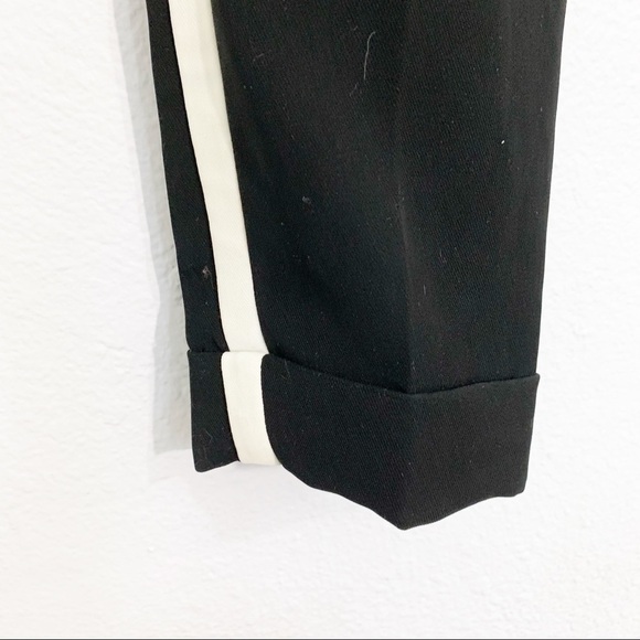 A.L.C. Tuxedo Stripe PULL ON CREPE TRACK PANTS - Picture 4 of 8